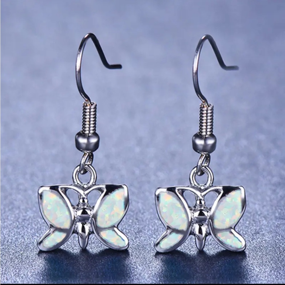 Sterling Silver Butterfly Earrings